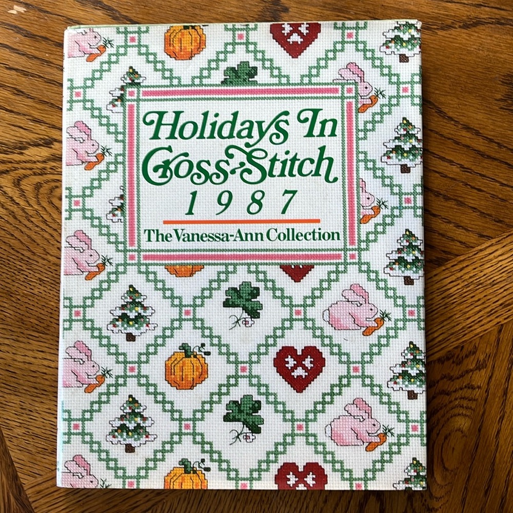 Holidays In Cross Stitch Hardcover Book of Patterns